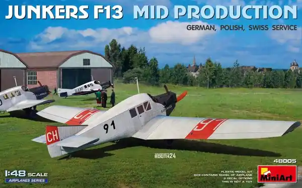 Junkers F13 - 1/48 - MINIART 48005 Quantità Limitata