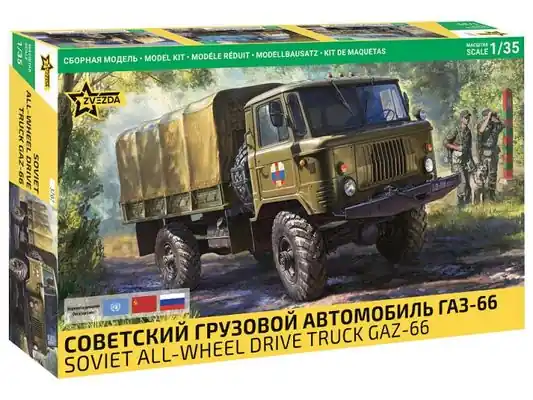 Di Tendenza Soviet GAZ-66 - 1/35 - ZVEZDA 3707
