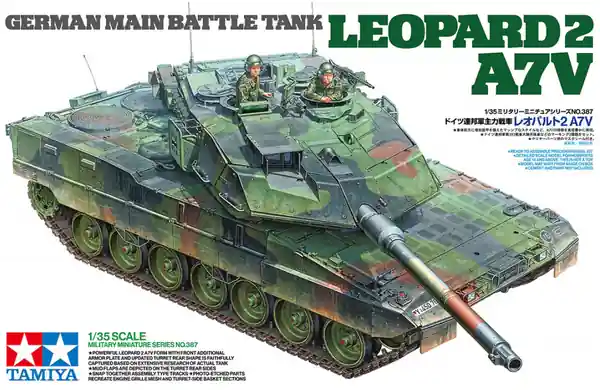 Leopard 2 A7V 1/35 - TAMIYA 35387 Popolare