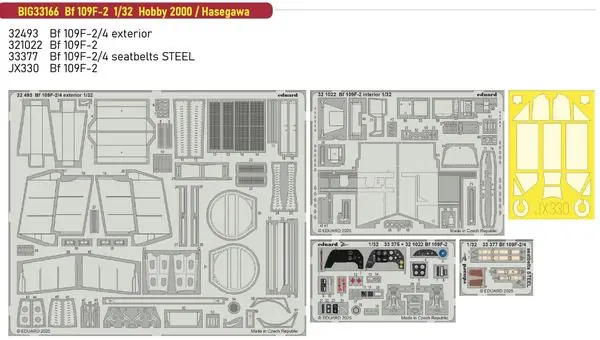 Prezzo Scontato Messerschmitt Bf 109F-2 - 1/32 - EDUARD BIG33166
