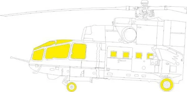 Consegna Rapida Mi-24A TFace MASK 1/48 - EDUARD EX1115