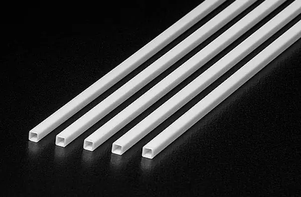 Travi in plastica tubolare quadrato da 3 mm - TAMIYA 70261 Pagamento Sicuro