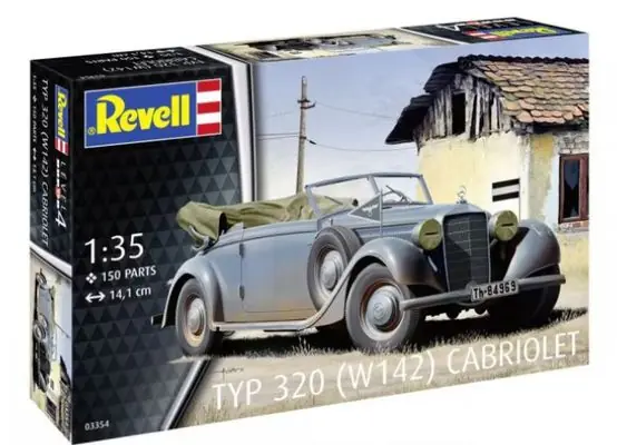 Typ 320 (W142) Cabriolet 1/35 - REVELL 63354 Ordina Subito
