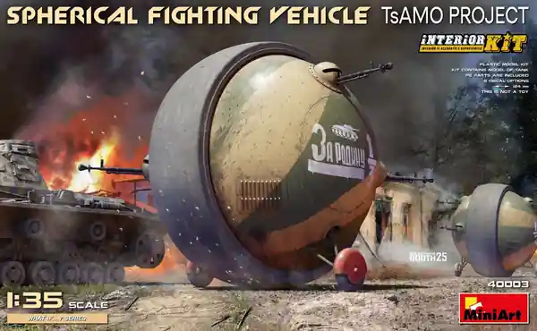 Saldi Veicolo da combattimento sferico TsAMO Project 1/35 - MINIART 40003