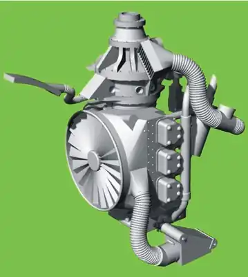 O-335 Motore a pistoni 1/48 - LF MODELS LF3D4812 Compra Adesso
