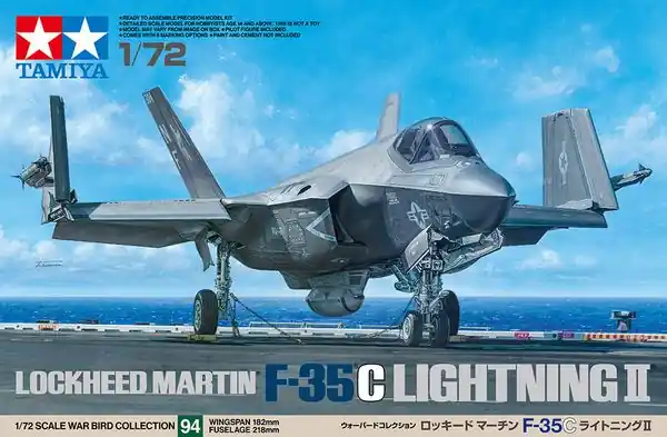 Consegna Rapida Lockheed Martin F-35C Lightning II 1/72 - TAMIYA 60794