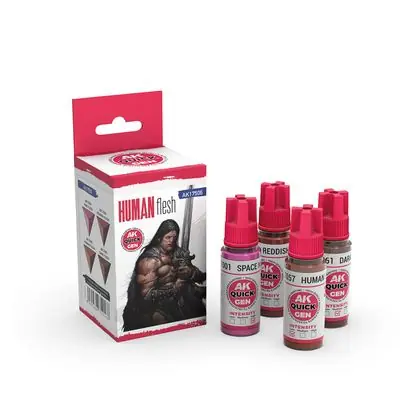 Prezzo Di Fabbrica Set di colori per carne umana - AK 17506