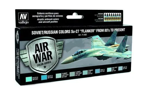 Soviet/Russian Colors Su-27 "Flanker" From 80‘s to present - set Bestseller