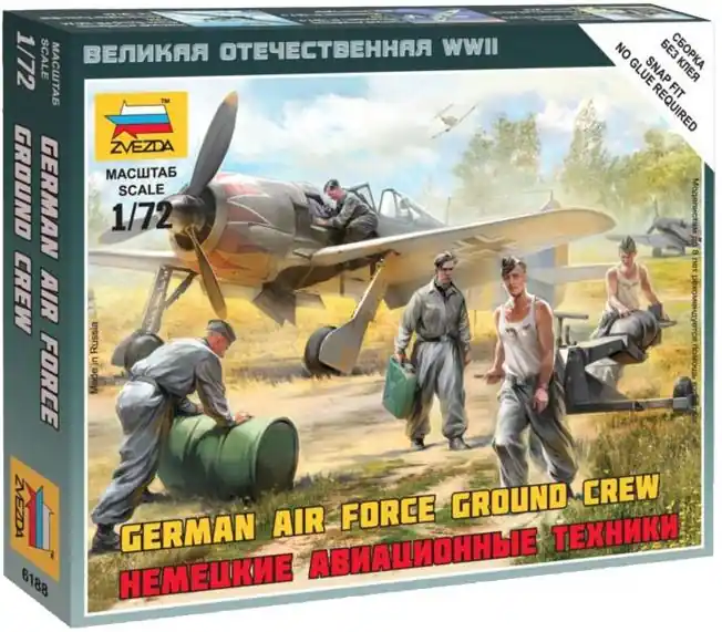 ZVEZDA 6188 GERMAN AIRFORCE GROUND CREW Sconto