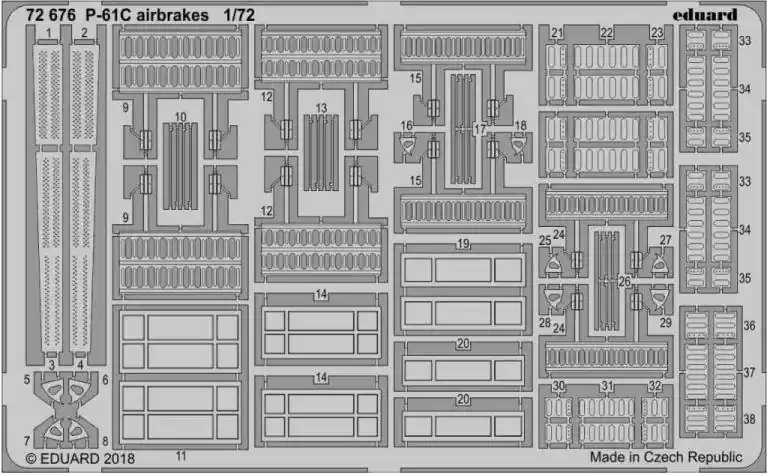 P-61C airbrakes Pagamento Sicuro