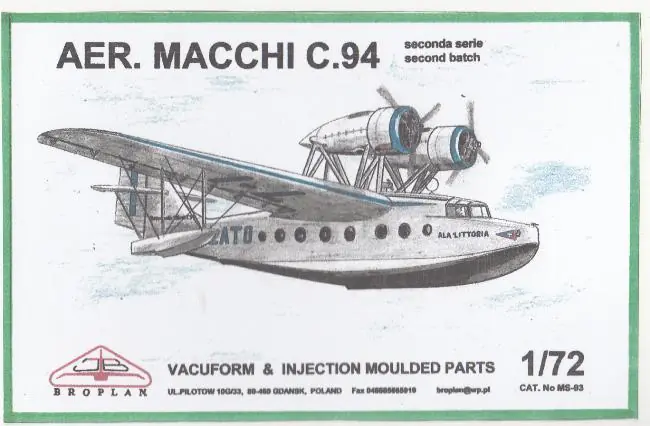 Offerta Del Giorno Aer. Macchi C.94