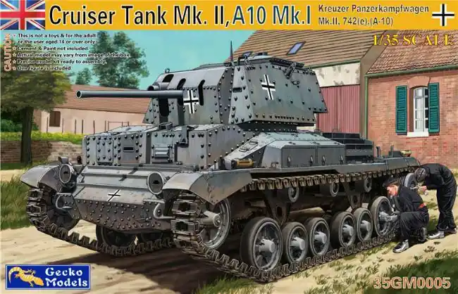 Quantità Limitata Cruiser Tank M.II, A10 Mk.I