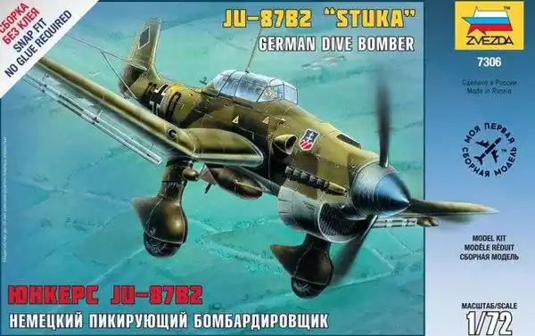 ZVEZDA 7306 JU-87B-2 Stuka Promozione Esclusiva