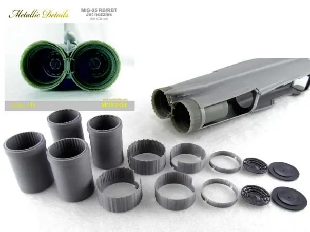 MiG-25 RB/RBT. Jet nozzles (ICM) Saldi