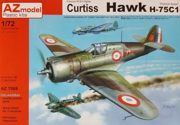 AZ MODEL AZ7569 CURTISS HAWK H-75C1 Subito Disponibile