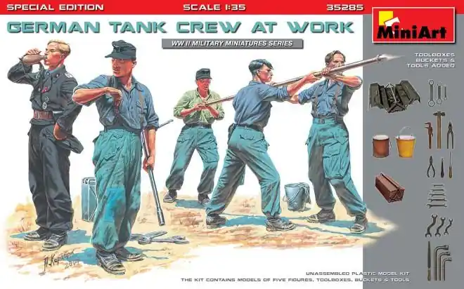 GERMAN TANK CREW AT WORK. SPECIAL EDITION Compra Adesso