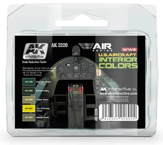 Subito Disponibile WW2 U.S. AIRCRAFT INTERIOR COLORS