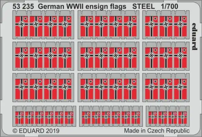 Popolare German WWII ensign flags STEEL