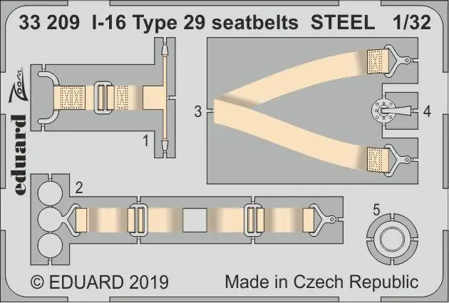 Occasione I-16 Type 29 seatbelts STEEL