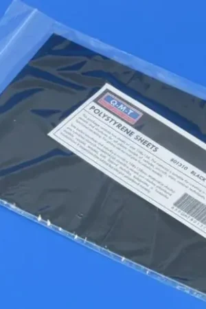 1 mm, black+white polystyrene sheets Ultime Pezzi