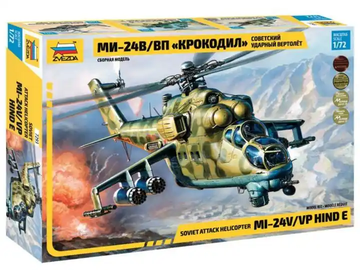 ZVEZDA 7293 MIL MI-24V/VP HIND E Ultimissimo Modello