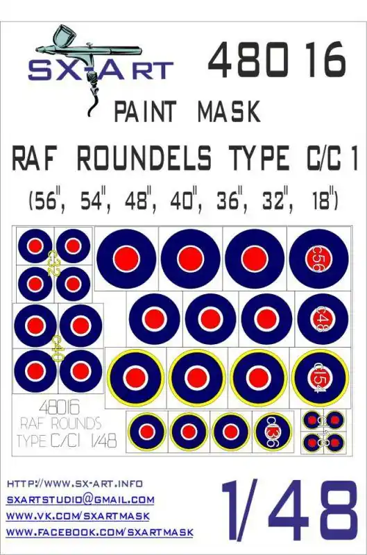 Vendita Finale RAF Roundels Type C/C1