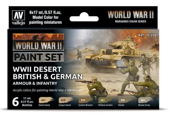 Offerta Del Giorno WWII Desert British & German Armour & Infantry