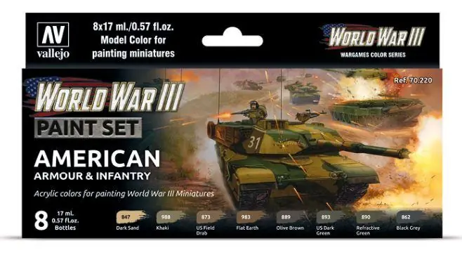 Sconto WWIII American Armour & Infantry