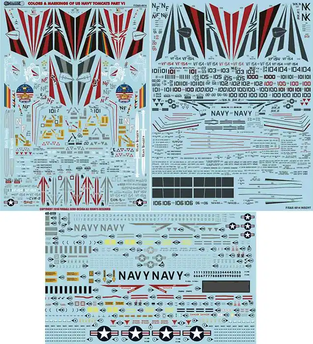 Offerta Lampo USN F-14 Tomcats Colors & Markings