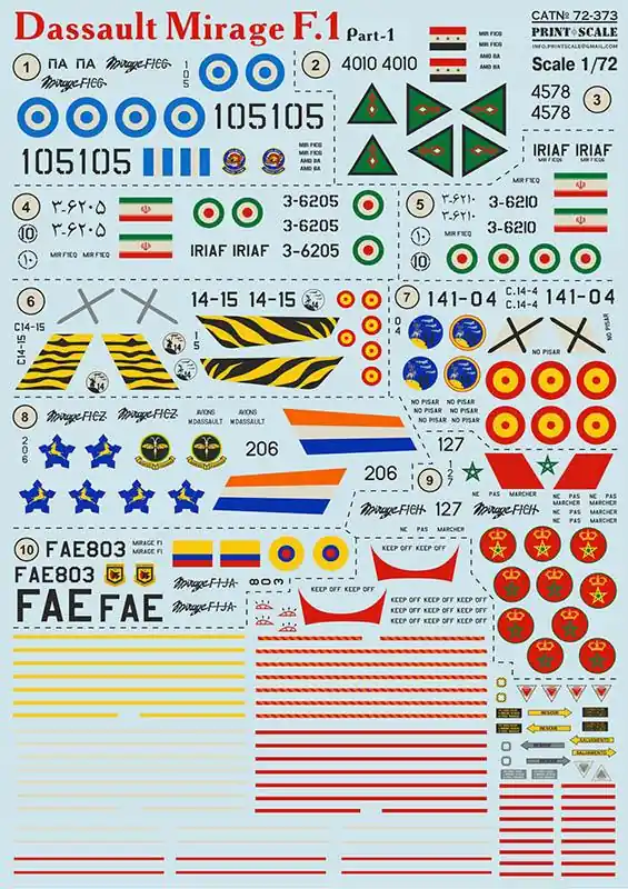Dassault Mirage F1 Promozione