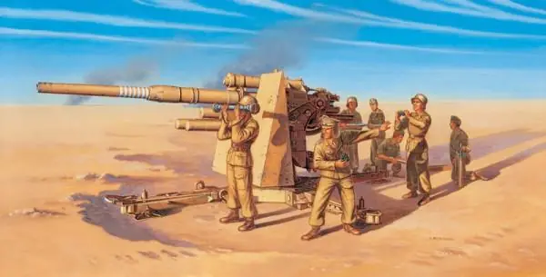 8.8CM FLAK 37 AA GUN W/ 8 CREW Prezzo Basso