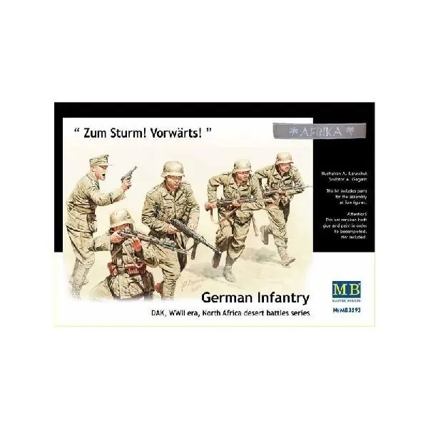 Ultimissimo Modello German Infantry DAK, WWII era, North Africa desert battles series