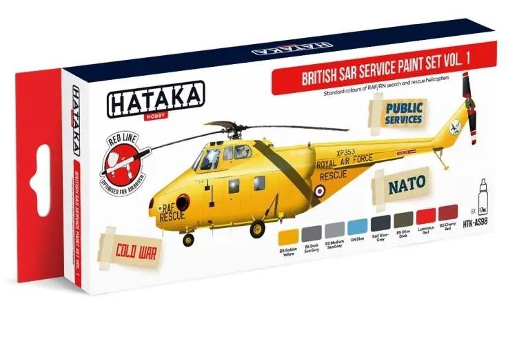 Offerta British SAR Service paint set vol. 1