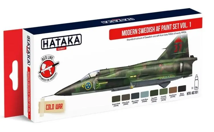 Modern Swedish AF paint set vol. 1 Prezzo Di Fabbrica